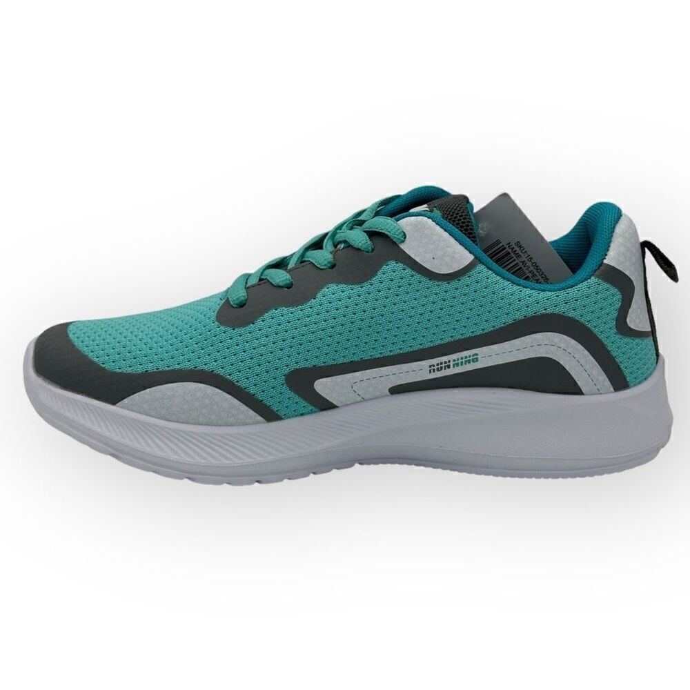 NWT Avia Peak Aqua/Dark Grey Athletic Sneakers Womens Size 7.5